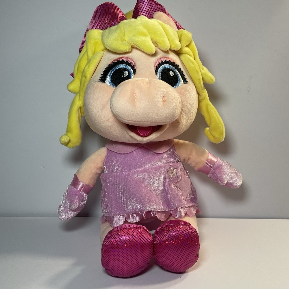 Disney Junior Muppet Babies Miss Piggy 14 inch Plush Stuffed Animal Pal